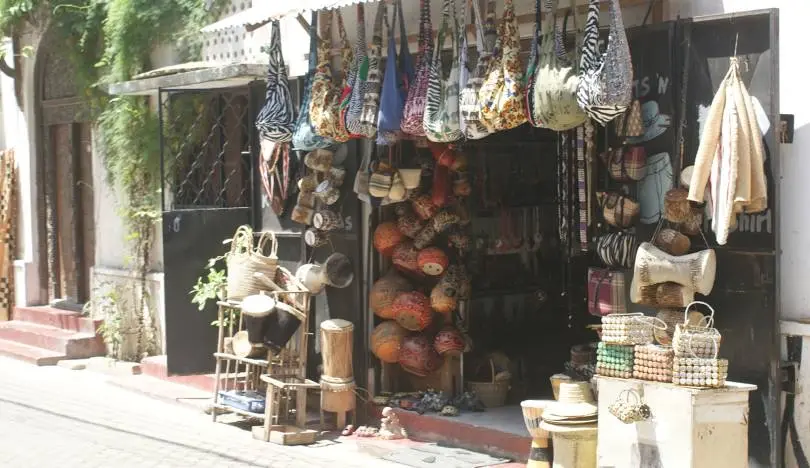 The grand coral stone entrance of Fort Jesus in Old Town Mombasa, a top tourist attraction in Kenya