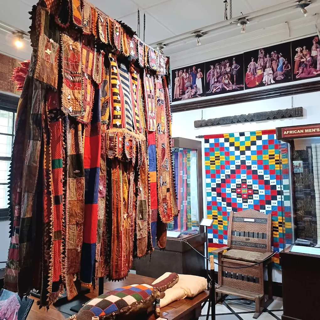 Authentic African beadwork and traditional textiles displayed at the Nairobi Gallery, a hub for Kenyan heritage