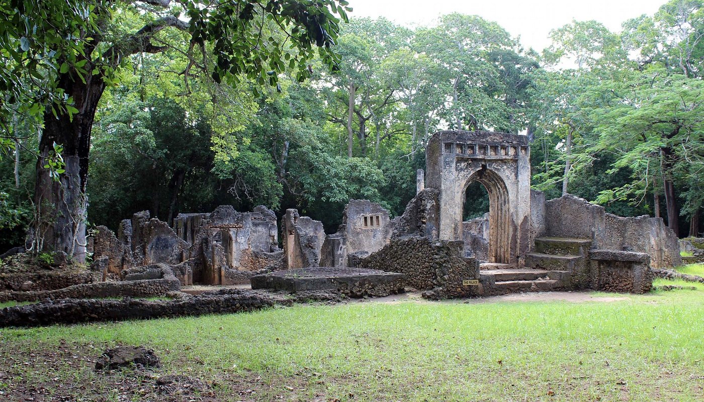 Gede Ruins archaeological site in Kilifi County showcasing ancient Swahili architecture and heritage