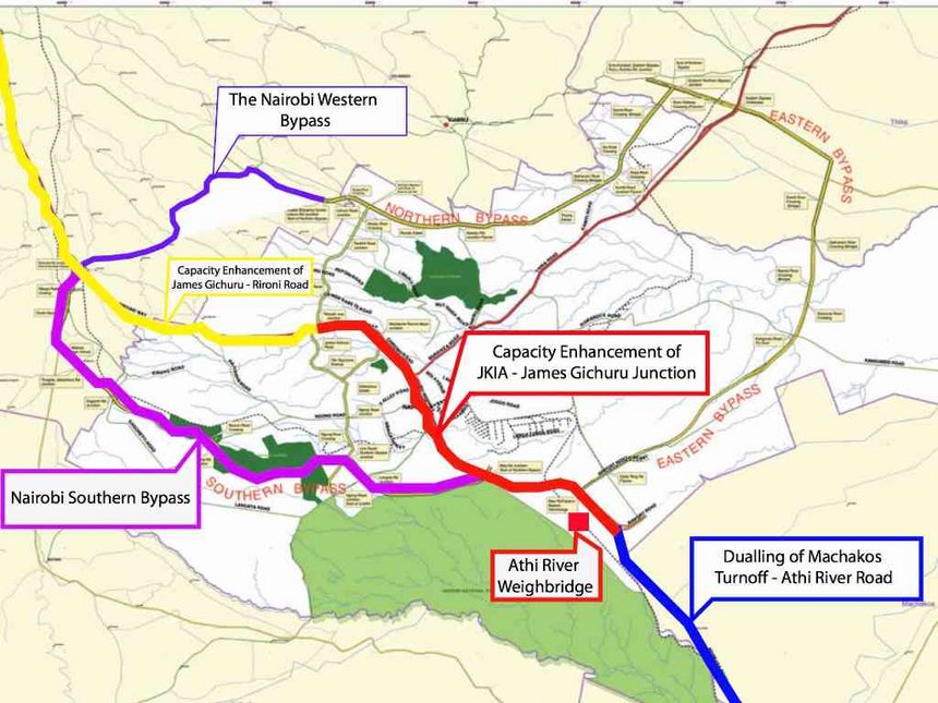 nairobi national park map
